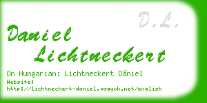 daniel lichtneckert business card